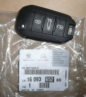 LLAVE NUEVO ORIGINAL PEUGEOT 508 301 1609365280  