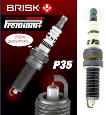 СВЕЧА ЗАЖИГАНИЯ ИРИДИЕВАЯ BRISK PREMIUM+ P35+ 1961 QR15LIR-1