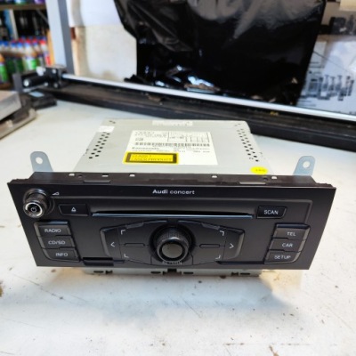Audi a4 b8 радіо concert 8t1035186b фото №1