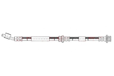 QUICK BRAKE ПАТРУБОК ТОРМОЗНОЙ ГИБКИЙ ПЕРЕД L NISSAN PRIMERA