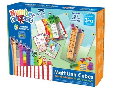 Klocki, Kostki matematyczne,11-20, MathLink Cubes