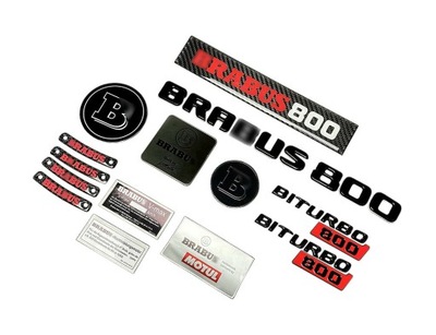 JUEGO EMBLEMATY BRABUS BITURBO 800 G800 G-KLASA  