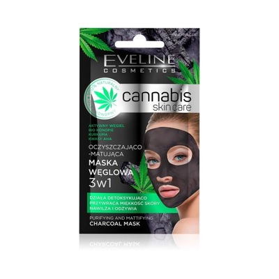 Cannabis Skin Care oczyszczająco-matująca maska wę