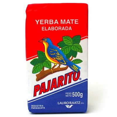 Yerba Mate Pajarito Elaborada 500g 0,5kg