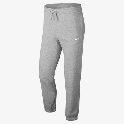 SPODNIE NIKE SPORTSWEAR XL DRESOWE SZARE BAWEŁNIANE STANDARD FIT