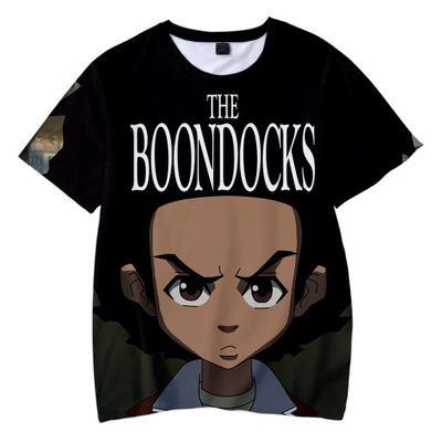 nowy The Boondocks 3d T-shirt O-Neck mska Tshirt