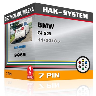 DEDYKOWANA JUEGO DE CABLES BMW Z4 G29 11/2018+ 7-PIN  