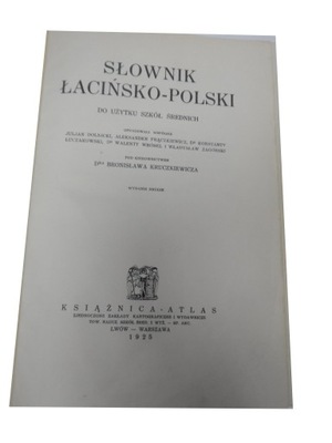 Słownik łacińsko-polski 1925