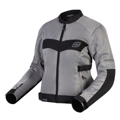 CHAQUETA MOTOCICLETA MESH OZONE DART LADY SILVER 10X  