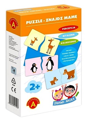 ZABAWA I NAUKA - PUZZLE ZNAJDŹ MAMĘ ALEX