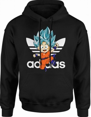 BLUZA MĘSKA Z KAPTUREM DRAGON BALL GOKU ANIME R. L