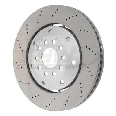 Shw performance тормозные диски тормозные audi a6 c5 rs6 365mm фото №1