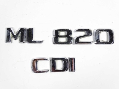 MERCEDES ML W164 INSCRIPCIÓN EMBLEMA DE TAPA 