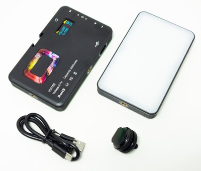 LAMPA LED POCKET RGB KIESZONKOWA AKUMULATOROWA KOSMETYCZNA FOTOGRAFICZNA