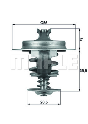 TERMOSTATAS SISTEMOS AUŠINIMO TX 67 83D 