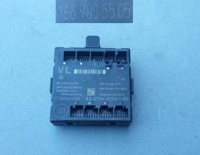 Модуль блок керування двері лівий перед mercedes 1669005505 фото №1