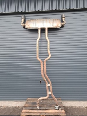 Kompletny выхлоп гаситель audi q7 4l lift 4.2tdi фото №1