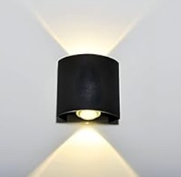 LAMPA KINKIET WEWNĘTRZNY ZEWNĘTRZNY LED GÓRA DÓŁ ŚCIENNA 2 W