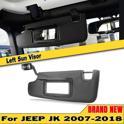 PARA JEEP WRANGLER JK 2007-2018 NEGRO PROTECCIÓN ANTISOLAR IZQUIERDO K~15338  