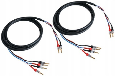 Kable przewody bi-wire bi-wiring Klotz 2x3m