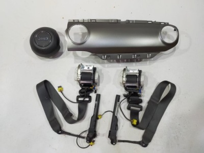 Jeep wrangler подушка безопасности водителя пассажира ремни натяжитель фото №1