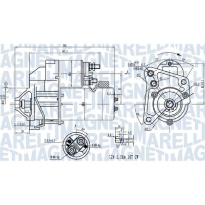 Стартер magneti marelli 063720681010 фото №1
