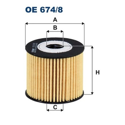 FILTRAS ALYVOS FILTRON OE 674/8 