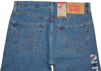 LEVIS 501 33/30 W33 L30 STRAIGHT 0193 pas 86 cm