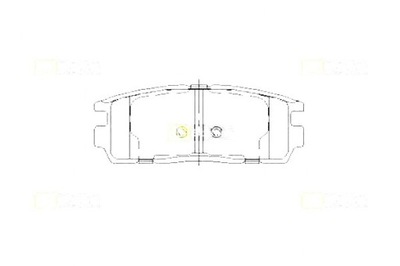 Starline тормозные колодки тормозные задняя chevrolet captiva op фото №1