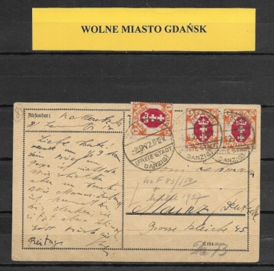 WMG - KARTKA POCZTOWA Fi. 77 - WYDANIE OBIEGOWE