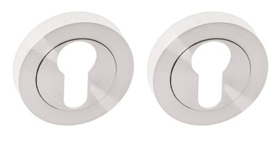 Gamet Rozeta okrągła Basic Line wkładka nikiel sz.