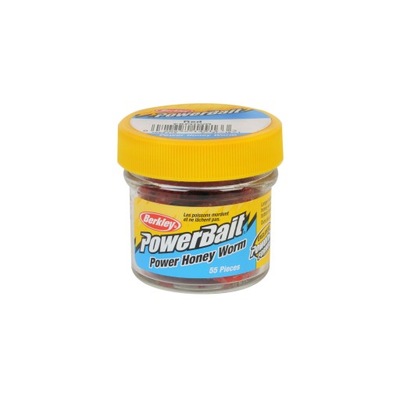 Przynęta Berkley Powerbait Honey Worms czerwony 55szt