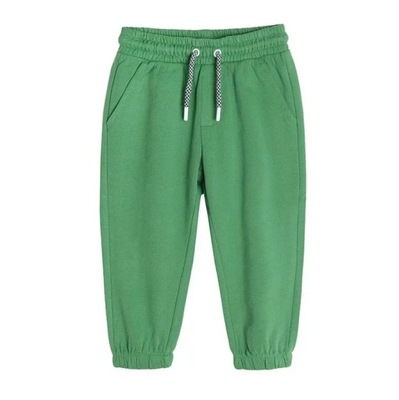 Cool Club Spodnie dresowe chłopięce zielone r 104
