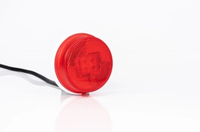 LAMPA CZERWONA LED 12/24V PRZYCZEPA ŻUK NIEWIADÓW