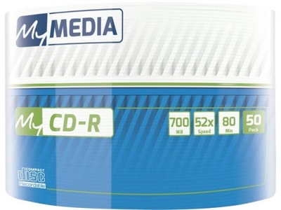 Cd-R Mymedia 700Mb Wrap (Spindle 50)