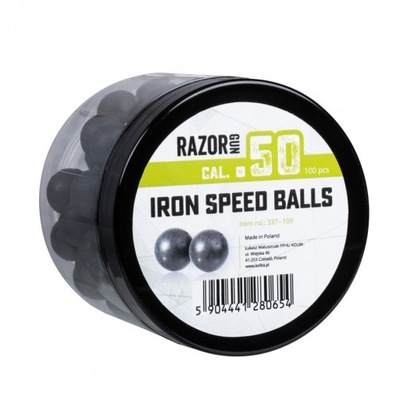 Kule gumowo-metalowe Iron Speed Balls kal .50 100s