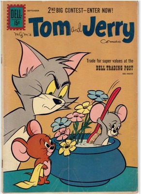 TOM and JERRY - komiks z 09/1961 roku po angielsku