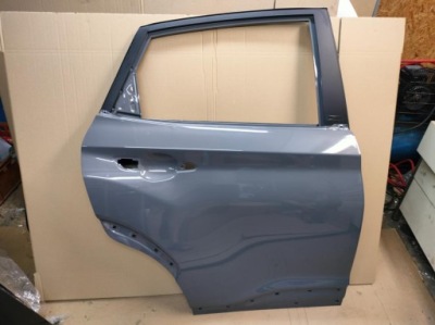 Hyundai kona дверь правый  задний w цвет лак заводской r3g rg3 galactic grey фото №1