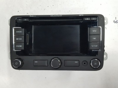 Skoda octavia 2 ii lift 08r- радио навигация 3t0035192h фото №1