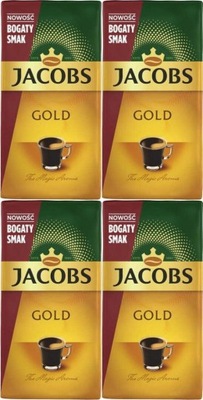 Kawa mielona Jacobs Gold 500g x4