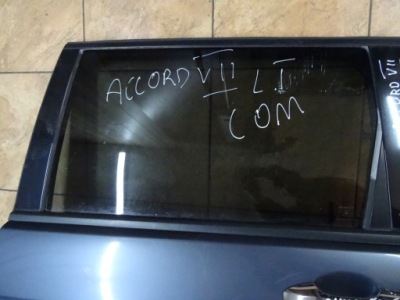 Accord vii стекло дверь левый задняя kombi фото №1