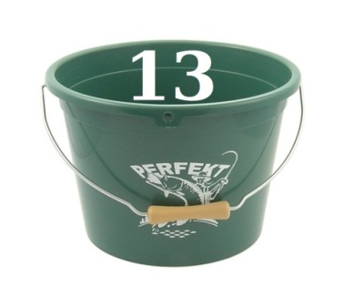 WIADRO ZANĘTOWE z miarką 13 L