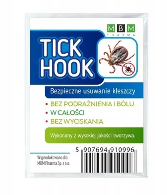Tick Hook bezpieczne usuwanie kleszczy