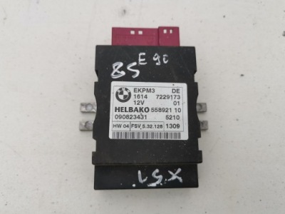 Блок управления модуль бортовой компьютер 7229173 bmw 5 e60 фото №1