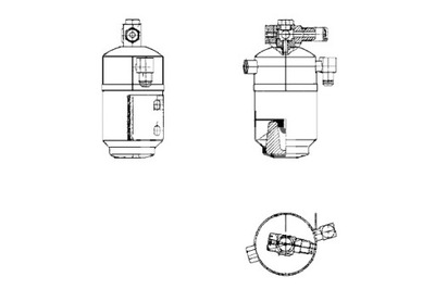 MAHLE SAUSINTUVAS KONDICIONAVIMO MERCEDES S W116 M100.985-M117.986 