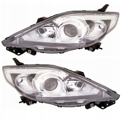 GRILLES LAMPS MAZDA 5 V CR19 '05-'10 SET DEPO  