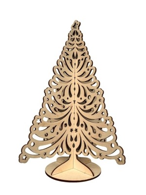 CHOINKA drewniana - ozdoba świąteczna 25cm