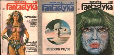 MIESIĘCZNIK FANTASTYKA - ROCZNIK 1982 - KOMPLET