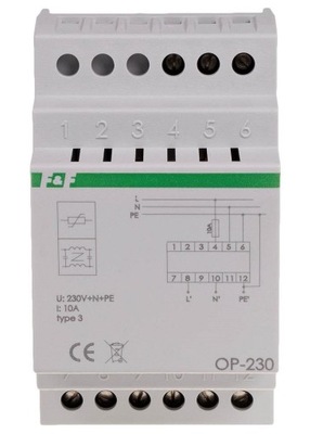 Ochronnik przeciwprzepięciowy OP-230 F&F