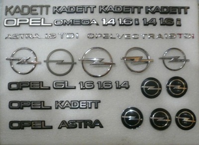 Emblemat znaczek napis logo Opel